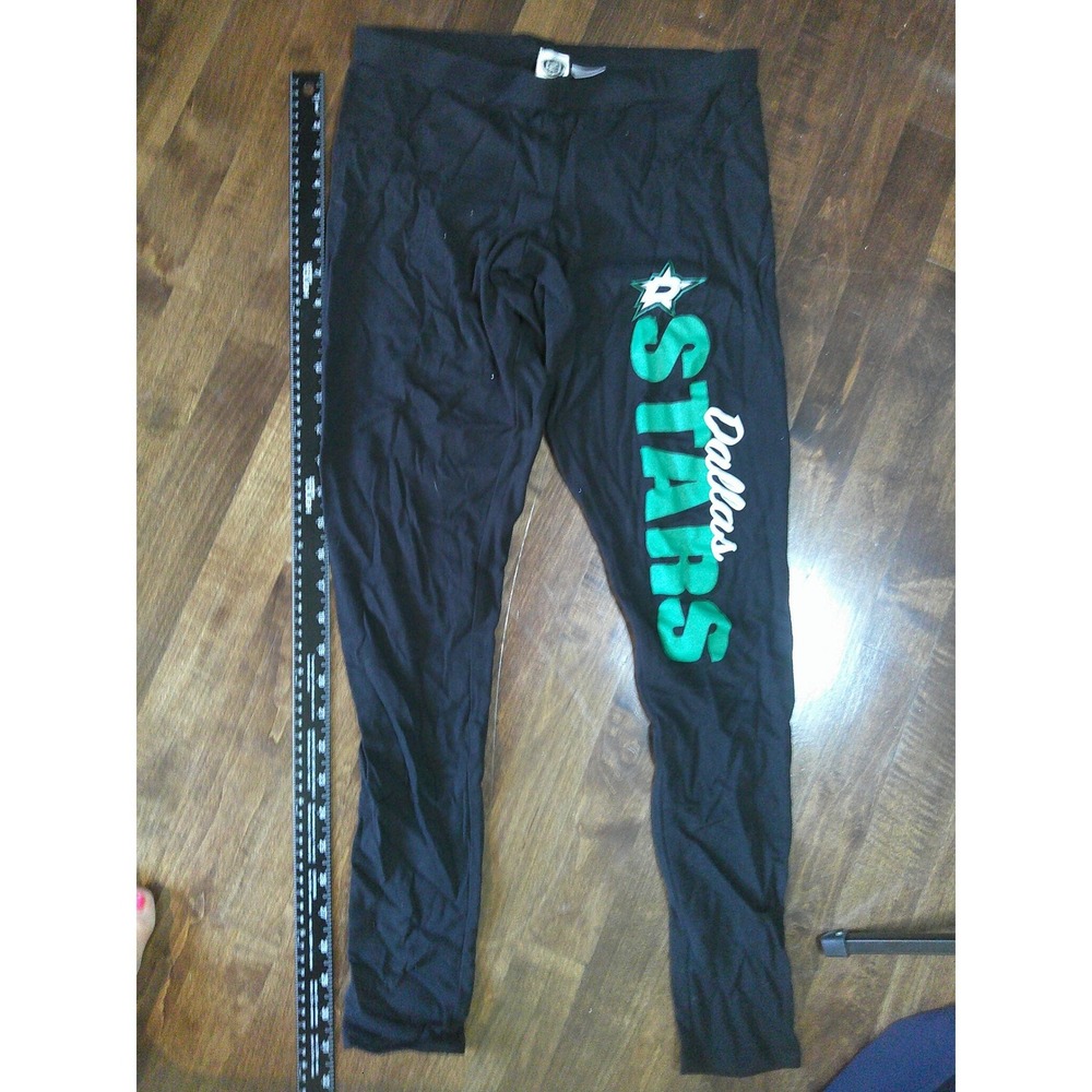 Concepts Sport Leggings‎ Women Small Black Excellent Dallas Stars NHL Graphic